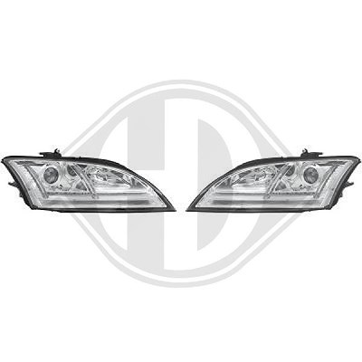 Diederichs Hauptscheinwerfersatz [Hersteller-Nr. 1041485] für Audi von DIEDERICHS