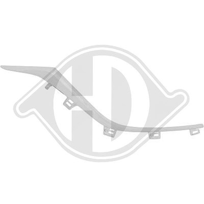 Diederichs Zier-/Schutzleiste, Stoßfänger [Hersteller-Nr. 5620052] für Mazda von DIEDERICHS