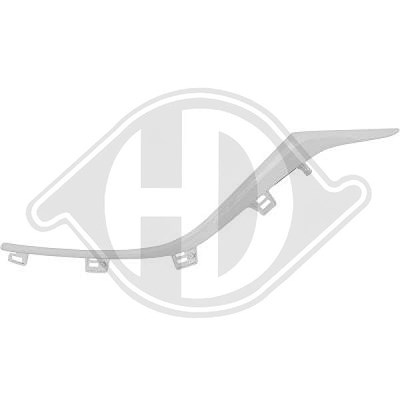 Diederichs Zier-/Schutzleiste, Stoßfänger [Hersteller-Nr. 5620053] für Mazda von DIEDERICHS