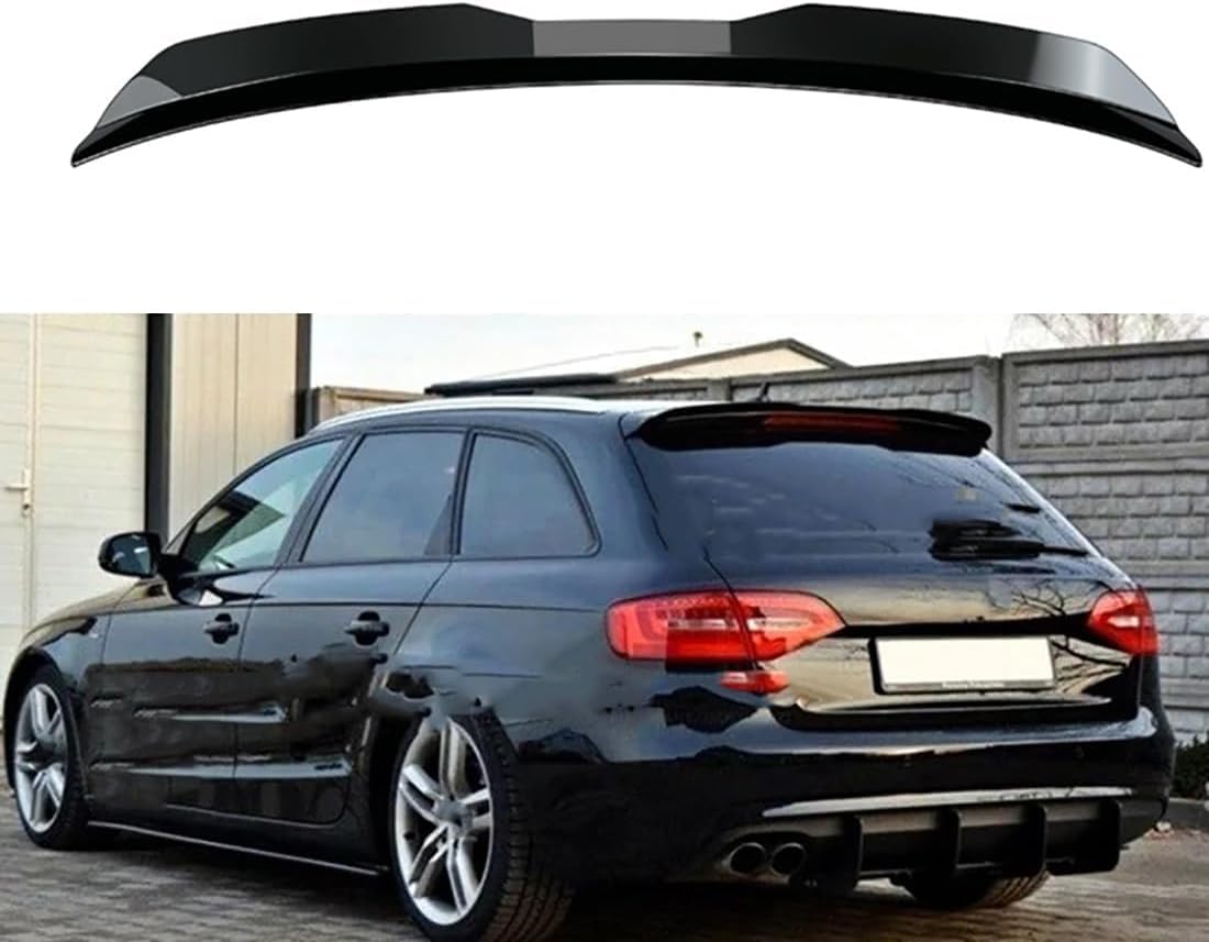 ABS Auto Heckspoiler für Audi A4 B8 Avant/Allroad 2008-2016,Auto Heckstoßstange Spoiler Heckspoiler Stoßstange Schützen Abdeckung Zubehör von DIGBYS