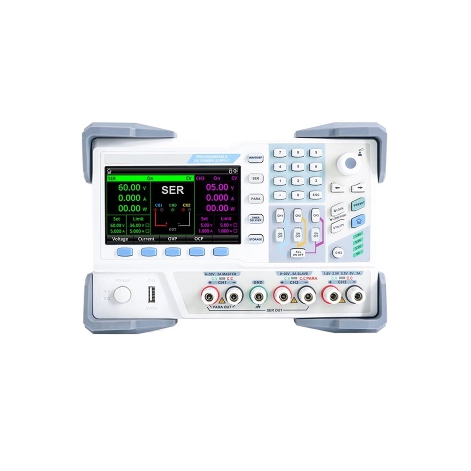 DIGNIFE Lineares Netzteil Programmierbares, einstellbares Gleichstromnetzteil, Labor-Spannungsregler 30 V 5 A, von DIGNIFE