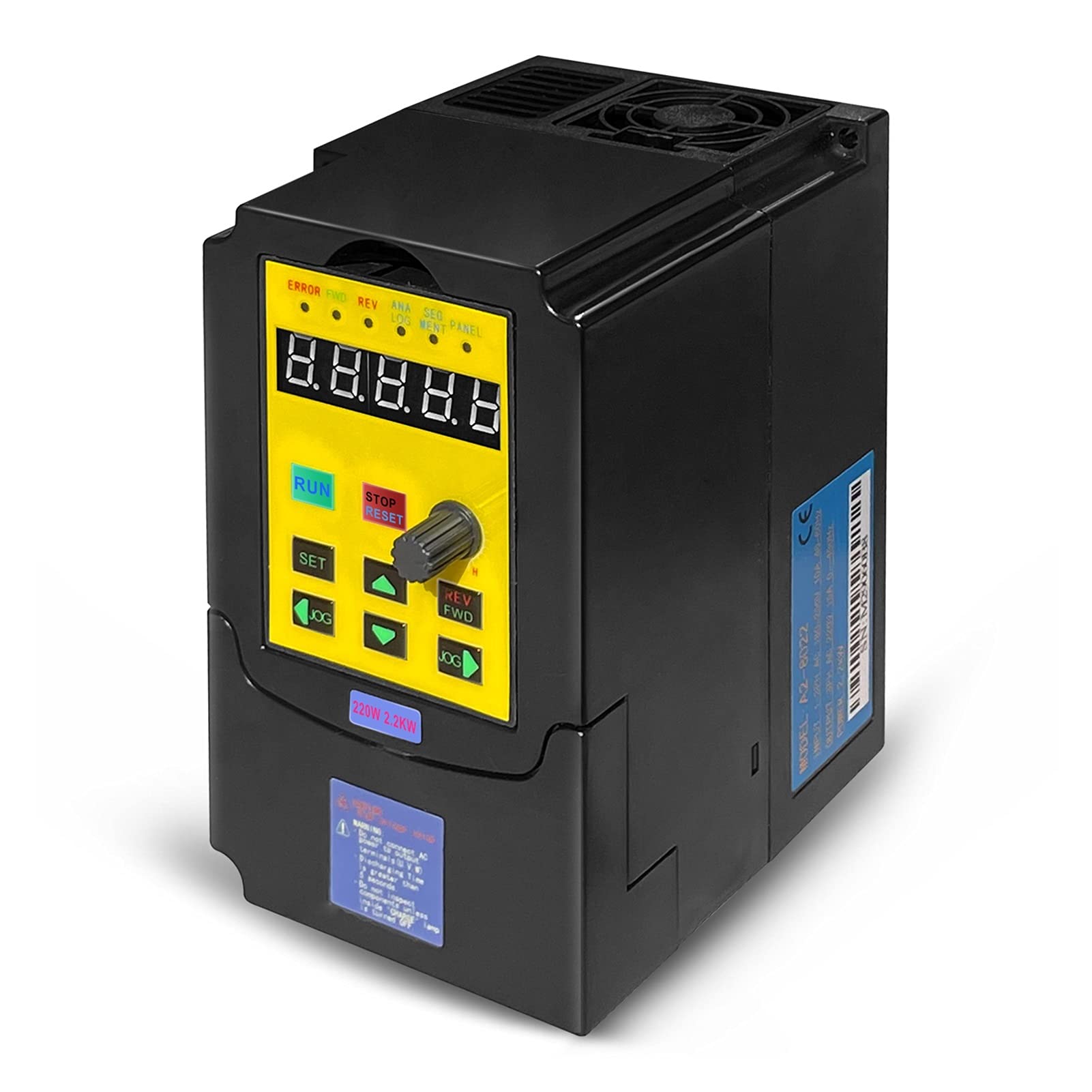 Frequenzwandler, Vfd 2.2kw, Variable Frequenzantrieb 2 0a, cnc vfd Motorlaufwerk-Wechselrichter-Wandler for die Spindelmotorgeschwindigkeitssteuerung (1 Phase inpu(1.5kw) von DIGNIFE