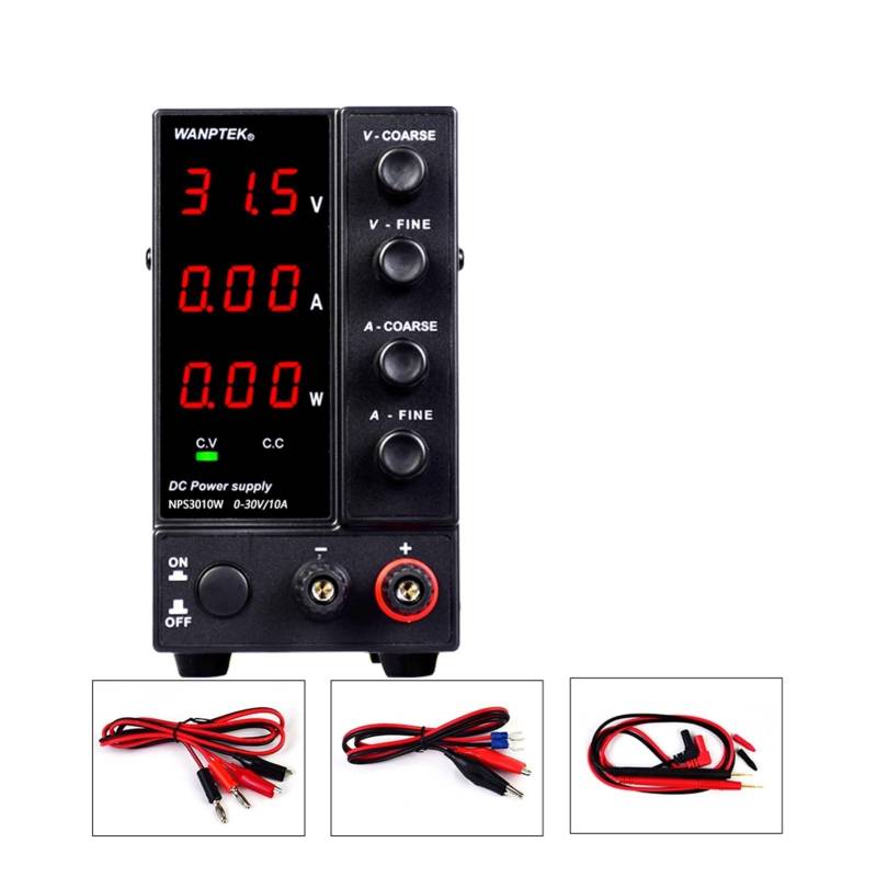 Linear Geregeltes Netzteil, DC-Laborstromversorgung einstellbar reguliert 1 0A 5A. Schalten von Stromquellenspannungsreglerstabilisatoren for den Monitor-PC(30V 10A) von DIGNIFE