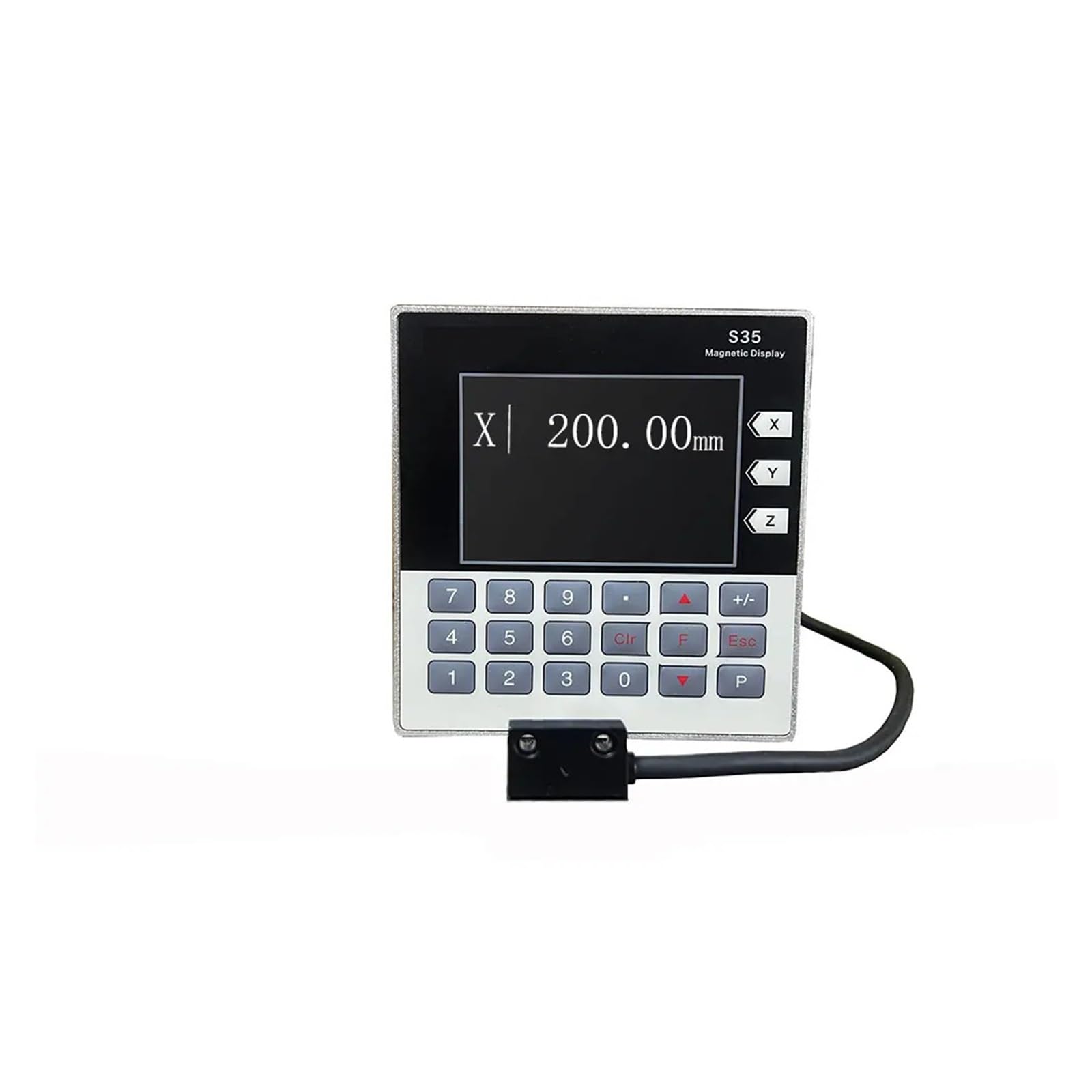 Lineare Regel, Mini tTtl Anzeige Lcd Set Dro Magnetische 2 Achsen Sino Optische Drehmaschine Elektronische Linear Waagen Digitale Messung(S35-1) von DIGNIFE