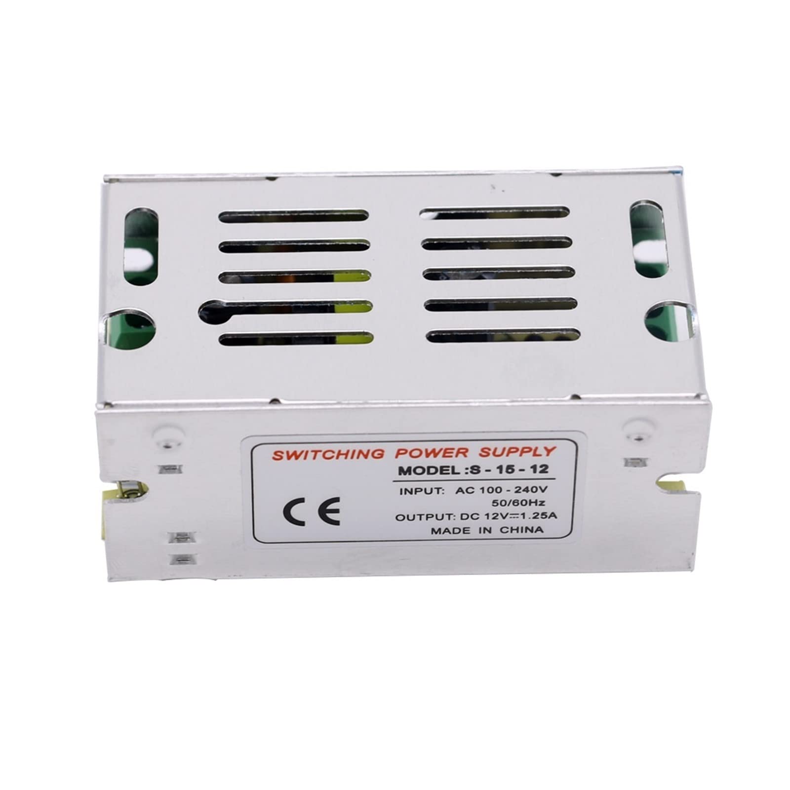 Lineare Stromversorgung, Universelles geregeltes DC-Schaltnetzteil bis 12 V 60 W 100 W 120 W 150 W 360 W 500 W 600 W 1000 W(12V-1.25A-15W) von DIGNIFE