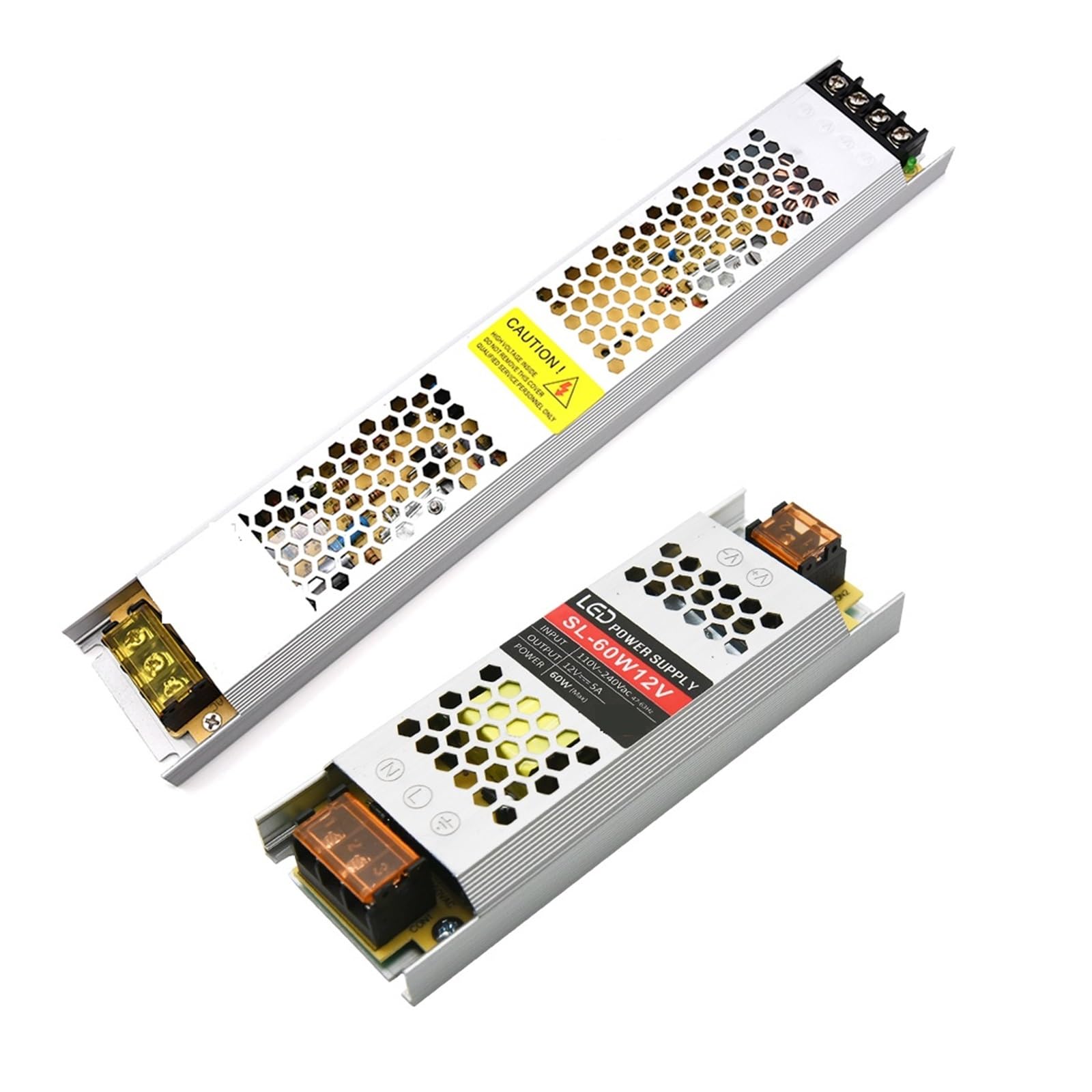 Lineares Netzteil LED-Schaltnetzteil mit ultradünnem Streifen, Beleuchtungstransformatoren, 12 V, 60 W, 200 W, Leuchtkasten, Werbetransformator-Treiber for LED-Streifenlichter(12V200W) von DIGNIFE