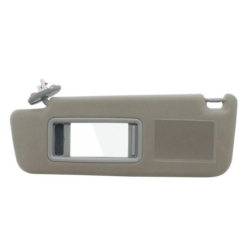 Für Toyota Land Cruiser J12 2002-2009 Fahrer Beifahrerseite mit Lampe 74310-6A020 Sonnenblende Sonnenblenden-Zubehör(Beige,Left) von DIILSXS