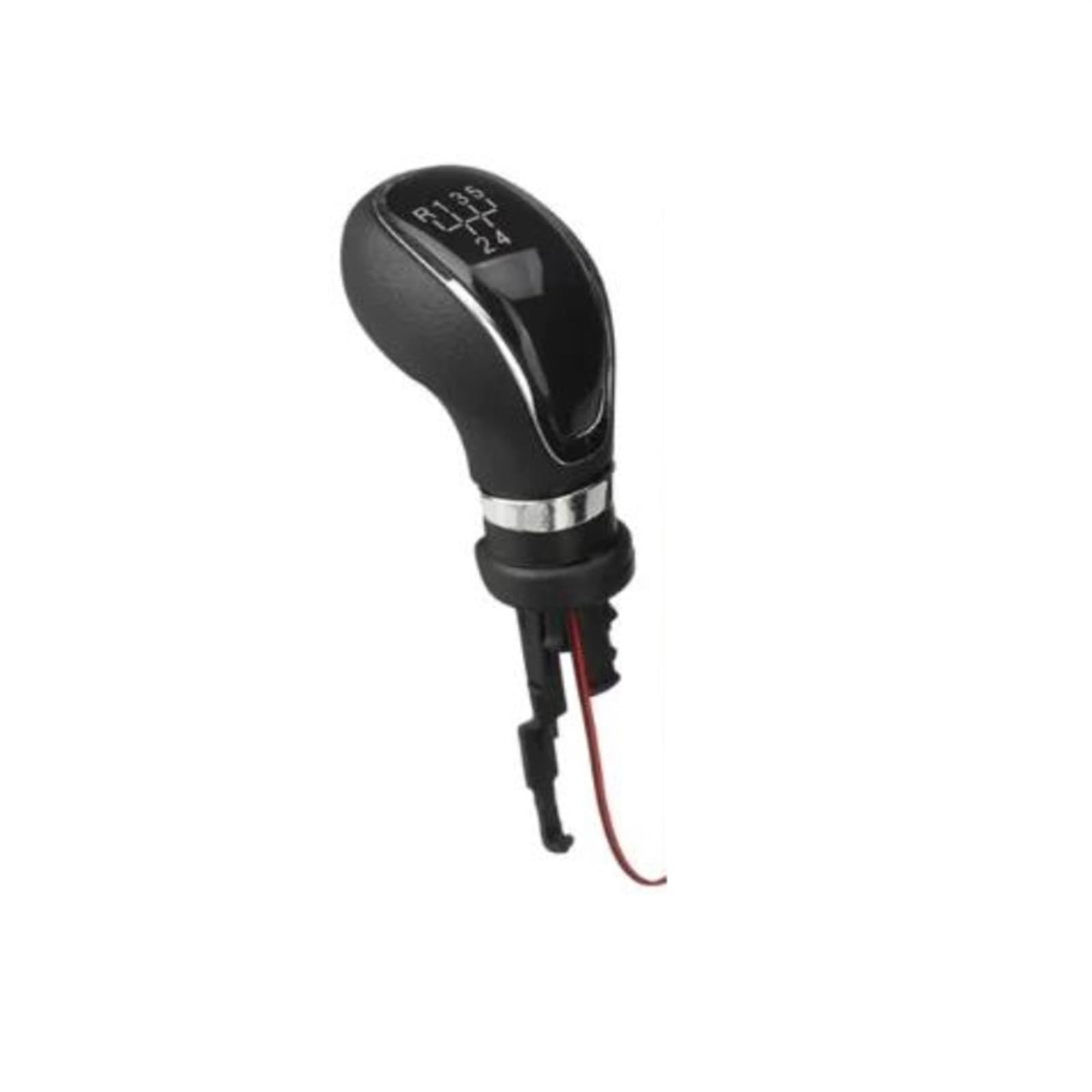 Schalthebel LED-Hintergrundbeleuchtung Auto-Schaltknauf Manueller Schalthebel Schaltknauf Für Buick Excelle GT/XT 2009–2014(Rood,5-Speed) von DIILSXS