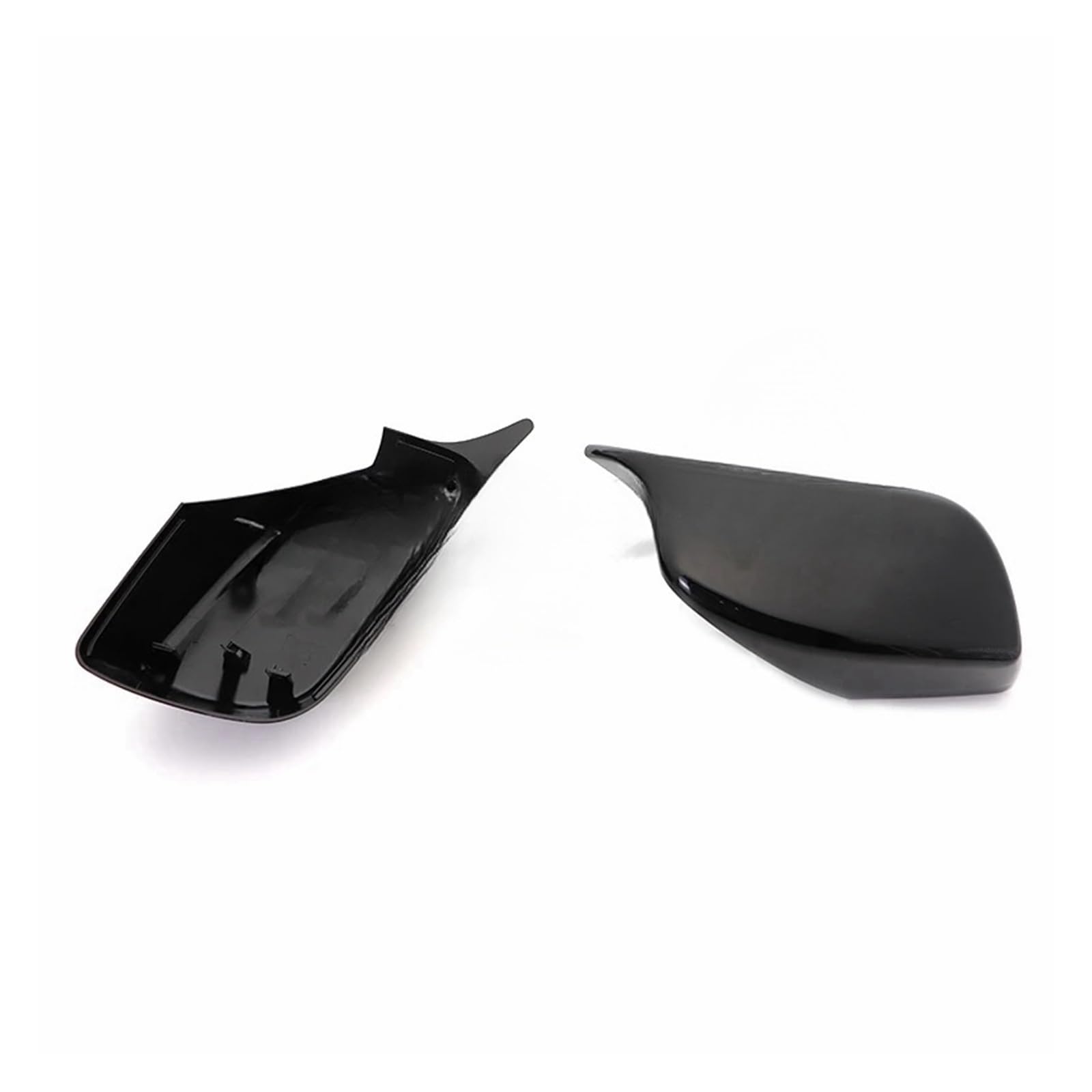 Auto Rückspiegel Kappe Für E60 Für E61 Für E63 Für E64 Für 5er 6er Modell 04-10 Auto Rückansicht Tür Außenspiegel Seitenspiegel Abdeckkappen Shell Case(Bright black-2pcs) von DIINJ