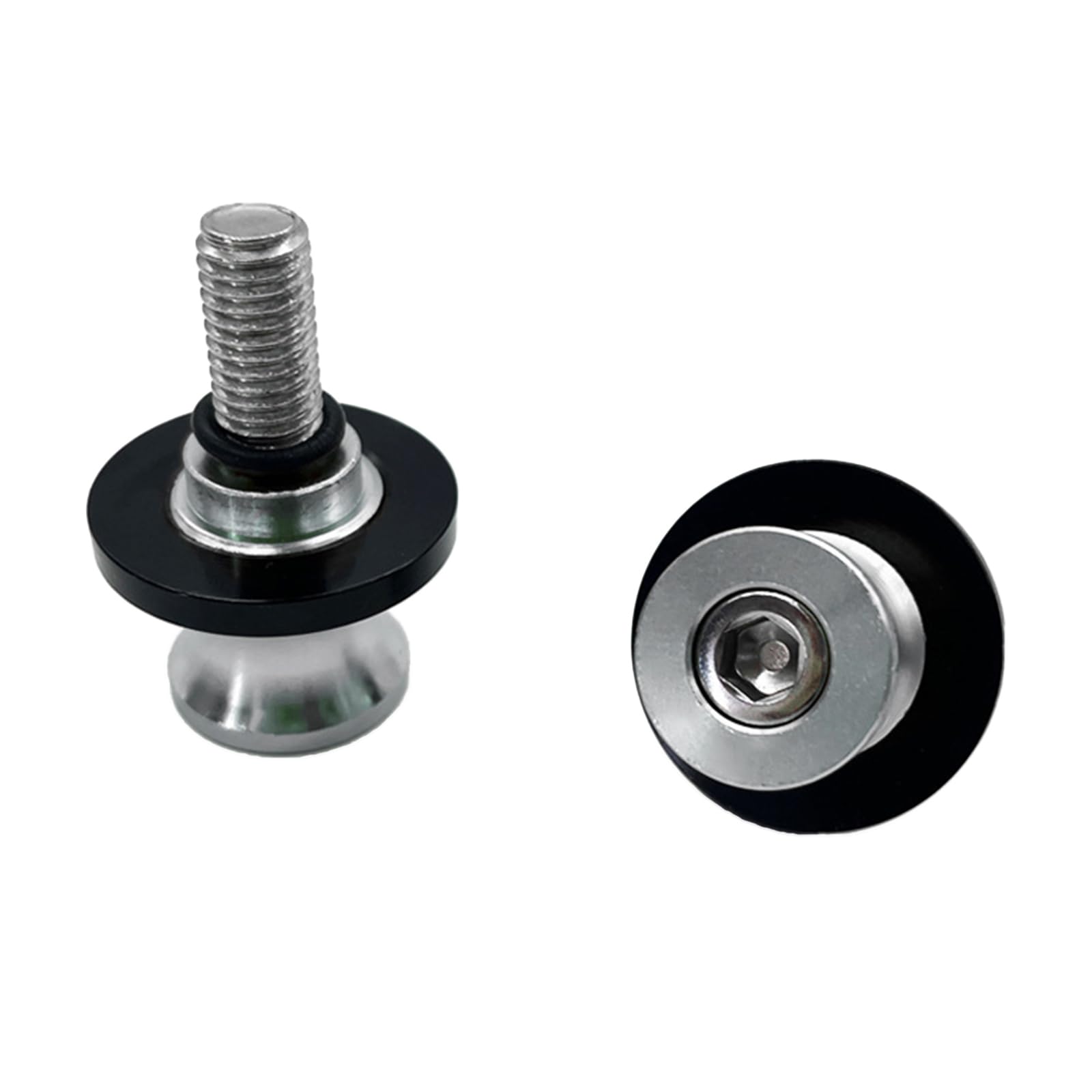 DIMITU Schwingenspulen Heckständer Schrauben Schieber 6 mm 8 mm 10 mm dekorativer Schieberständer Schraube für Motorrad von DIMITU