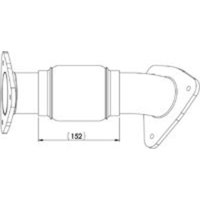 Abgasrohr DINEX 29299 von Dinex