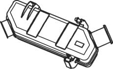 Endschalldämpfer Kompatibel mit Scania R I 2004-2019 von Autoteile Gocht von DINEX