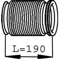 Wellrohr, Abgasanlage DINEX 68239 von Dinex