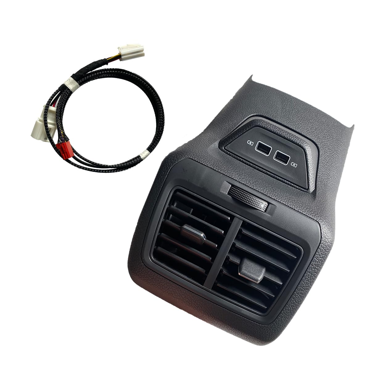 Auto Klimaanlage Belüftungsgitter Hintere Armlehne Air Outlet Vent Auto AC Grille Abdeckung Für Für Golf Für MK7 2015 2017 2019 Auto-Lüftungsgitter von DINGFAFA