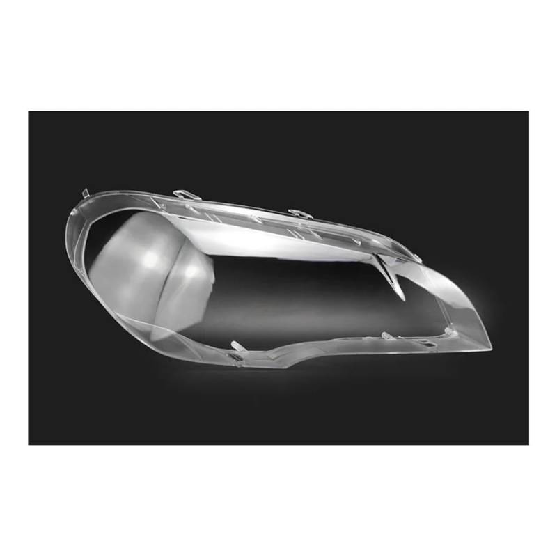 Autoscheinwerfer-Abdecklinse Auto Front Scheinwerfer Glas Scheinwerfer Lampenschirm Lampe Shell E70 Scheinwerfer Abdeckung Objektiv Für X5 E70 2007-2013 von DINGFAFA