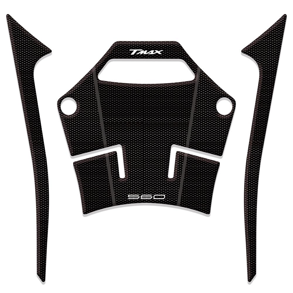 DINGFAFA Tankpad Lackschutz Motorrad Pad Aufkleber Fprotection Kit Öl Gas Schutz Abdeckung Dekoration Für Ya&maha Tmax 560 2022-2023 von DINGFAFA