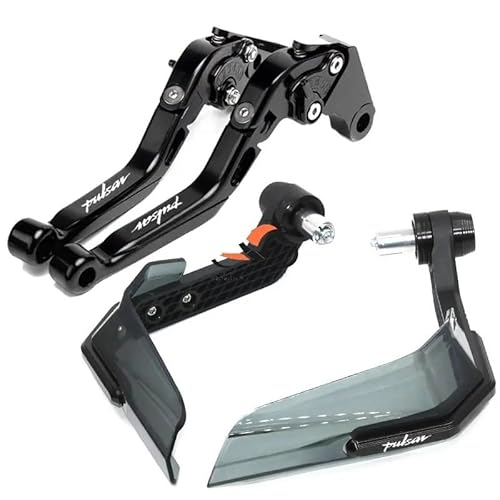 Motorrad Bremsschutz Motorrad Folding CNC Moto Einstellbare Kupplung Bremshebel Handbar Windschutzscheibe Schutzfolie Für Ba&jaj Pulsar 200 NS/200 RS von DINGFAFA