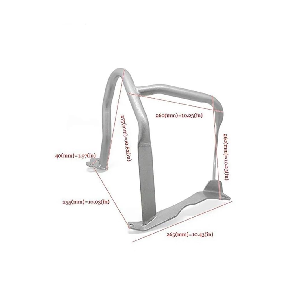 Motorradstoßstange dekorative Blöcke Autobahn-Sturzbügel Für R1200RT R1200 RT R 1200 RT 2014–2018, Motorrad-Motorschutz, Stoßstange, Stunt-Käfig, Rahmenschutz von DINGFAFA
