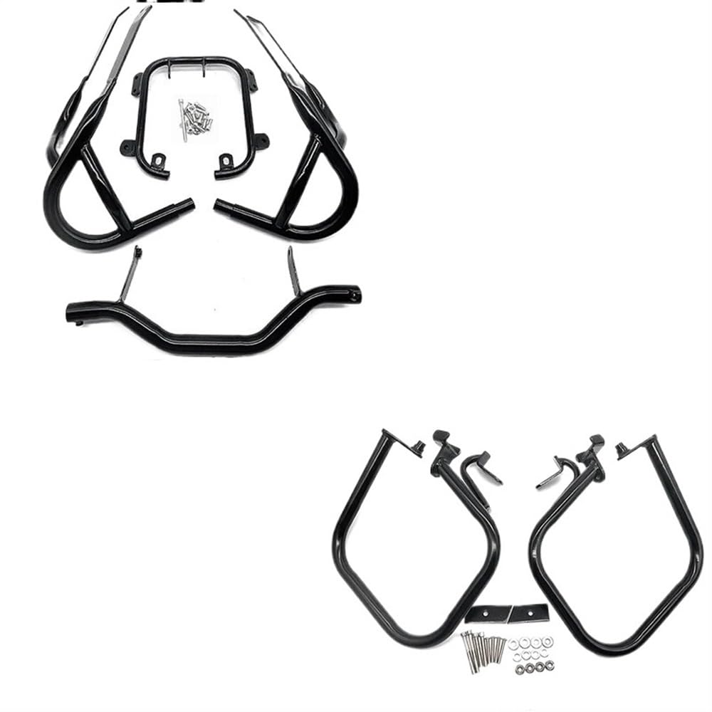 Motorradstoßstange dekorative Blöcke Motorrad Vorne Und Hinten Motor Schutz Autobahn Crash Bar Stunt Käfig Stoßstange Kraftstoff Tank Schutz Für R1200RT R 1200RT 2005-13 von DINGFAFA