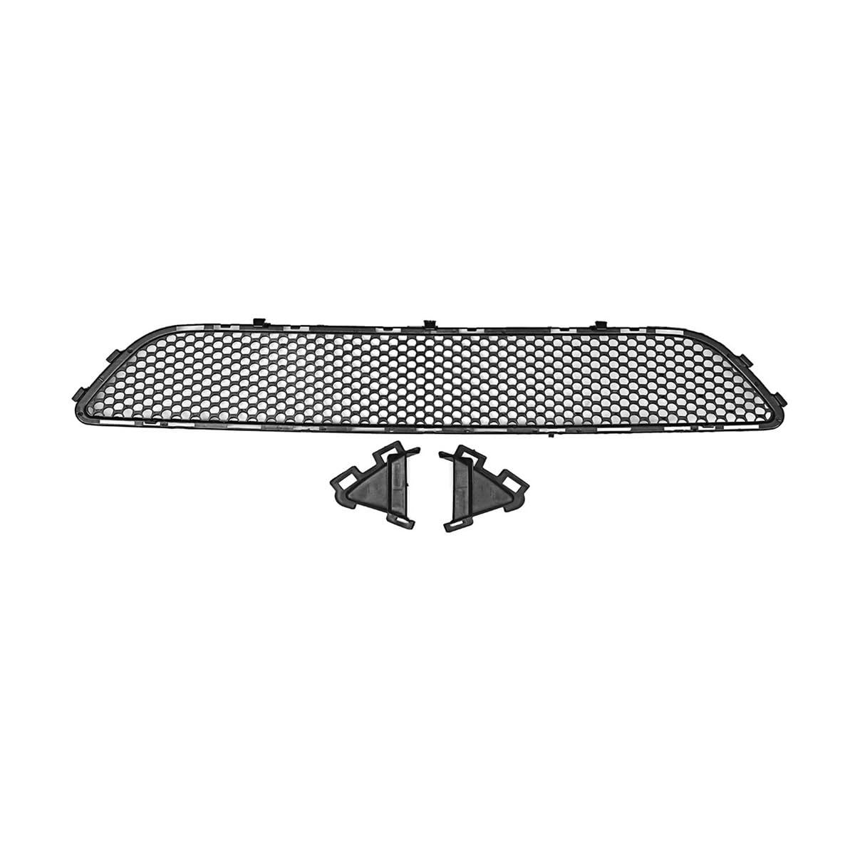 Stoßstangen Gitter Vorderer Stoßstangen-Mittelgrill, Netzplatte Für Benz Für C-Klasse Für W204 2008–2014 Nebelscheinwerfer Gitter von DINGFAFA