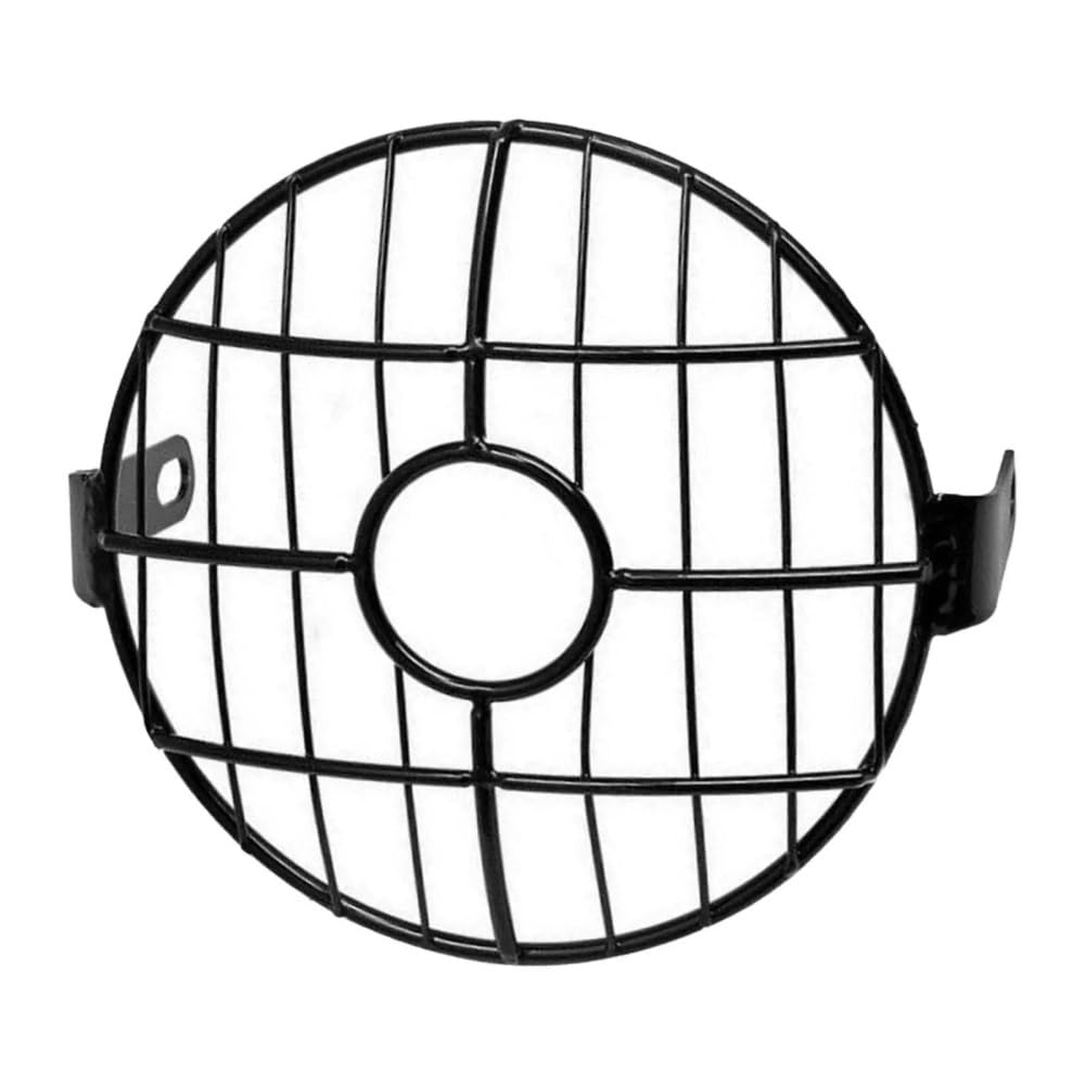 6,5 "Motorrad Scheinwerfer Mesh Grill Schutz Front Lampe Mesh Grille Abdeckung Schutz Scheinwerfer Abdeckung Für Cafe Racer Für Cruiser(Color-01) von DINGYIG