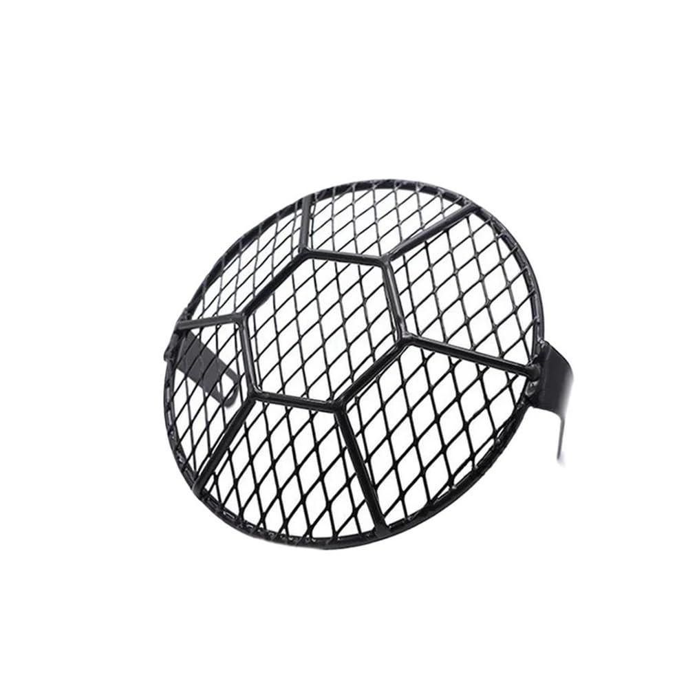 7 "Motorrad Scheinwerfer Mesh Grill Schutz Front Lampe Mesh Grille Abdeckung Schutz Für Cafe Racer Cruiser Scheinwerfer Abdeckung(Color4) von DINGYIG