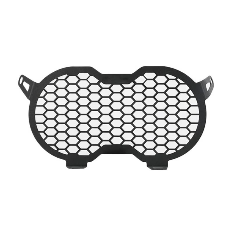 DINGYIG Für D&ucati Für DesertX Für Wüste X 2022 2023 2024 Motorrad Zubehör Front Scheinwerfer Grille Schutz Protector Scheinwerfer Lampe Abdeckung(A black) von DINGYIG