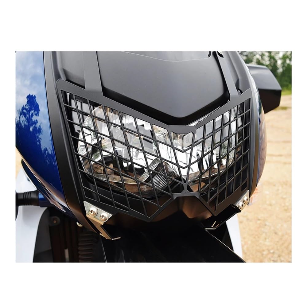 DINGYIG Für KLR650 2008-2015 Für KLR 650 Motorrad Scheinwerfer Schutz Front Licht Scheinwerfer Kühlergrill Schutz Abdeckung Schutz von DINGYIG