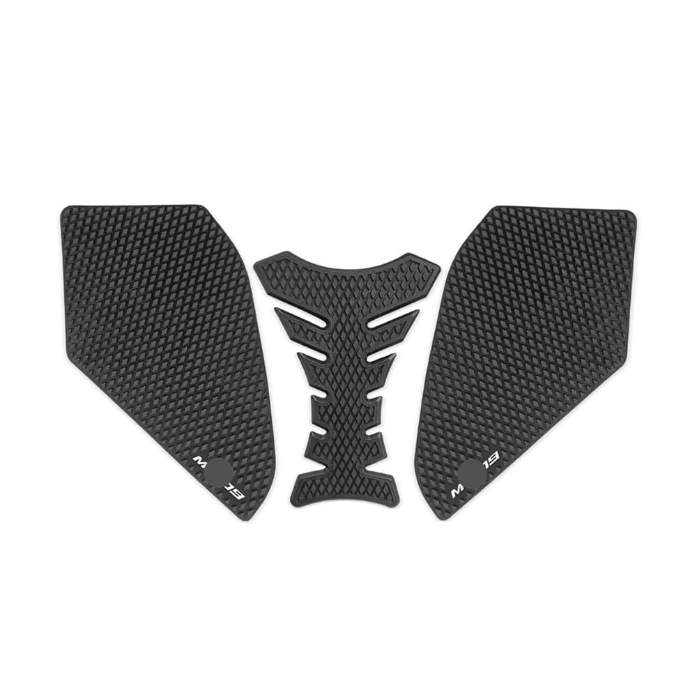 DINGYIG Für Mt 09 Für MT09 Für MT-09 2024 Tank Pad Schutz Aufkleber Aufkleber Gas Grip Motorrad Zubehör Tank Traktion Pad Aufkleber(Color2) von DINGYIG