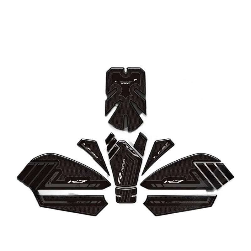 DINGYIG Für Y&amaha Für YZF-R7 Für YZFR7 Für HP 2022 Motorrad Tank Griffe Pad Protector Aufkleber Aufkleber(Color-17) von DINGYIG