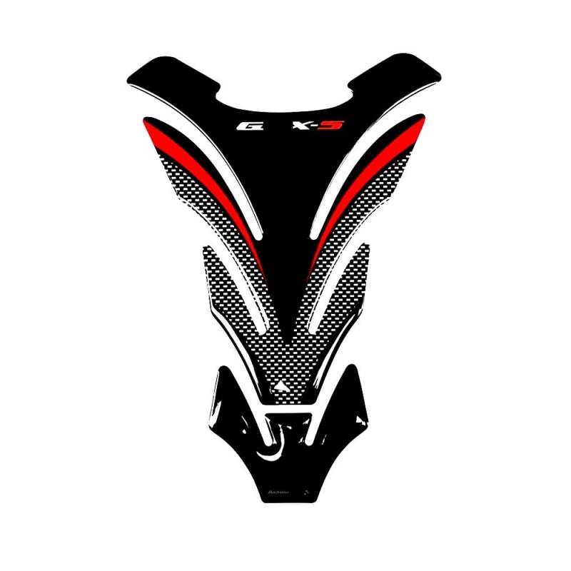 DINGYIG Motorrad Tank Pad Schutz Aufkleber Fall Decals Für S&uzuki Für GSX-S125 Für GSX-S750 Für GSX-S1000 Für GSX-S Aufkleber(Color-2) von DINGYIG