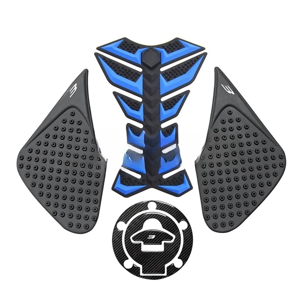 DINGYIG Motorrad-Tank-Traktionsseitenpolster-Pads Cap Gas Grip Protector Aufkleber Fit Für Y&amaha Für YZF-R3 2015-2022 Aufkleber(Color5) von DINGYIG