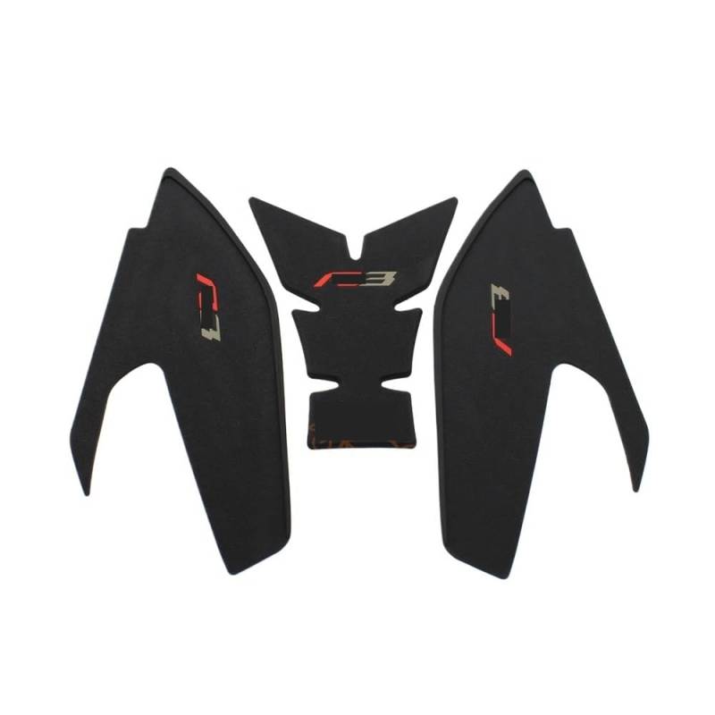 DINGYIG Motorrad TankPad Protector Kraftstoff Tank Pad Aufkleber Für Y&amaha Für YZF R3 Für YZF-R3 2019-2023 Aufkleber(Color2) von DINGYIG