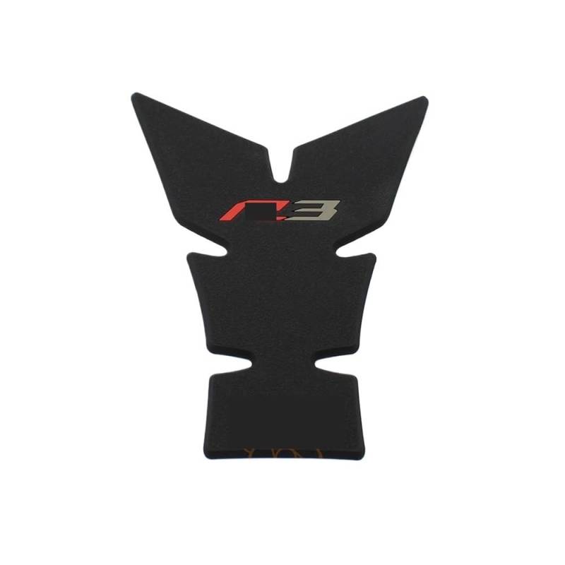 DINGYIG Motorrad TankPad Protector Kraftstoff Tank Pad Aufkleber Für Y&amaha Für YZF R3 Für YZF-R3 2019-2023 Aufkleber(Color3) von DINGYIG