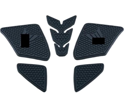 DINGYIG Motorrad Zubehör Kraftstoff Tank Pad Aufkleber Für Y&amaha Für MT-125 Für MT 125 Für MT125 2023 2024-Seite Anti Slip Tankpad Aufkleber(Color3) von DINGYIG