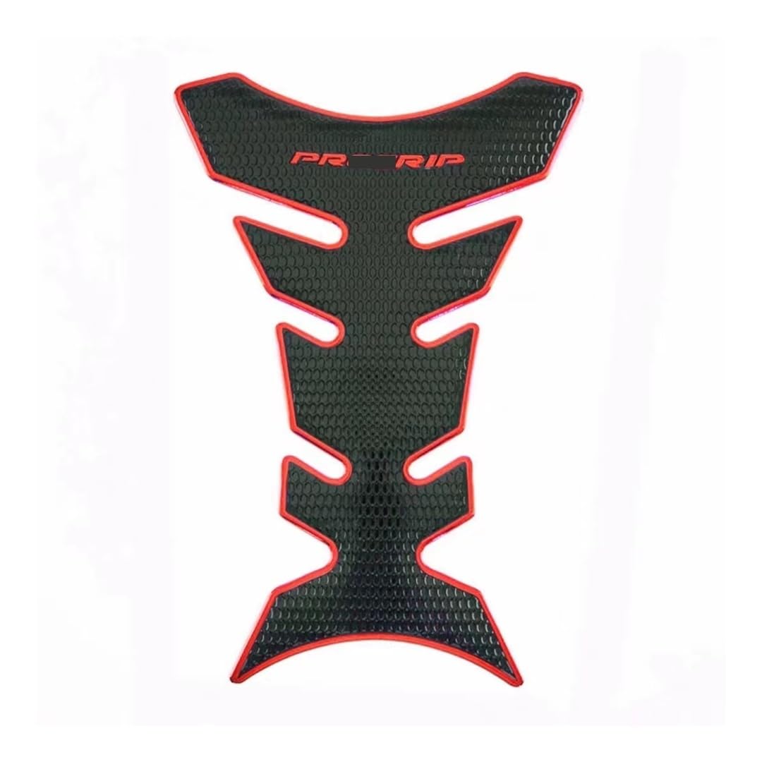 DINGYIG Universal-Tankaufkleber Für Motorrad Tankpad Matte Öl Gastankschut Motorradabdeckung Aufkleber Dekoration Aufkleber(Model C Red) von DINGYIG