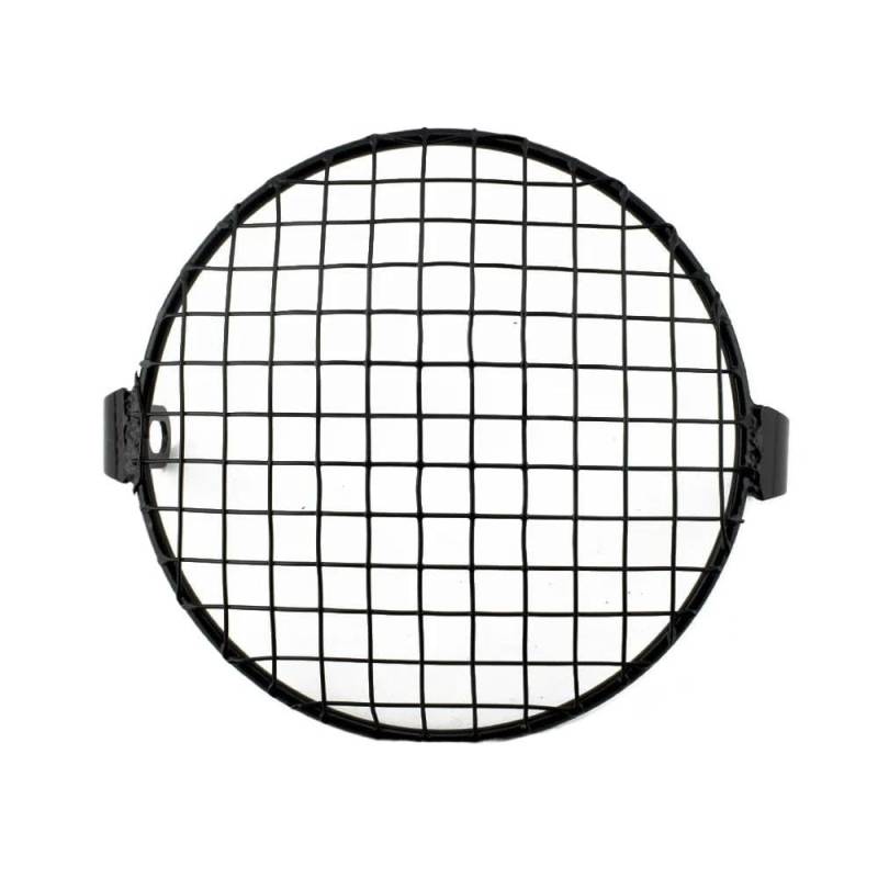 Für Cafe Racer Für Cruiser 6,5 "Motorrad Scheinwerfer Mesh Grill Schutz Front Lampe Mesh Grille Abdeckung Schutz Scheinwerfer Abdeckung(Color2) von DINGYIG