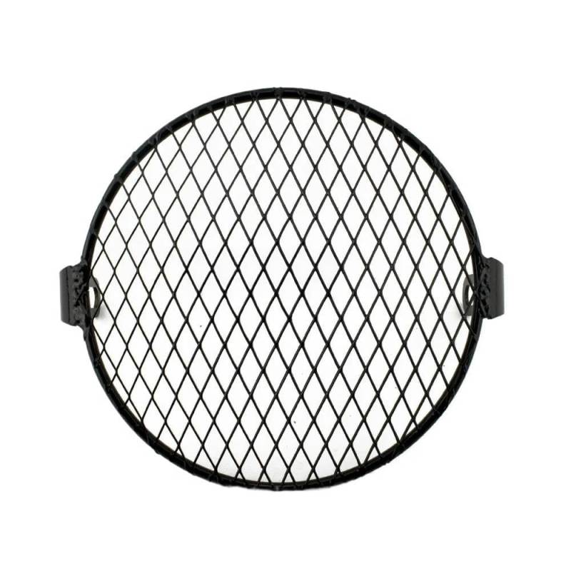 Für Cafe Racer Für Cruiser 6,5 "Motorrad Scheinwerfer Mesh Grill Schutz Front Lampe Mesh Grille Abdeckung Schutz Scheinwerfer Abdeckung(Color8) von DINGYIG