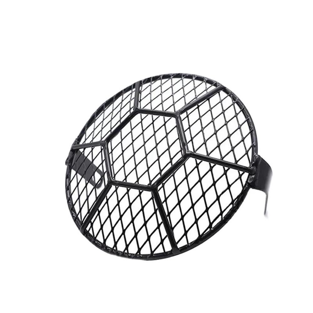 Für Cafe Racer Für Cruiser 7 "Motorrad Scheinwerfer Mesh Grill Schutz Front Lampe Mesh Grille Abdeckung Schutz Scheinwerfer Abdeckung(Color4) von DINGYIG