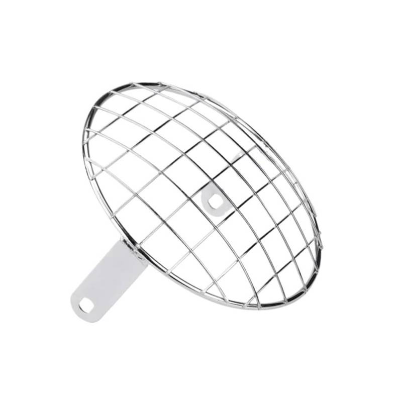 Für Cafe Racer Für Cruiser 7 "Motorrad Scheinwerfer Mesh Grill Schutz Front Lampe Mesh Grille Abdeckung Schutz Scheinwerfer Abdeckung(Color6) von DINGYIG