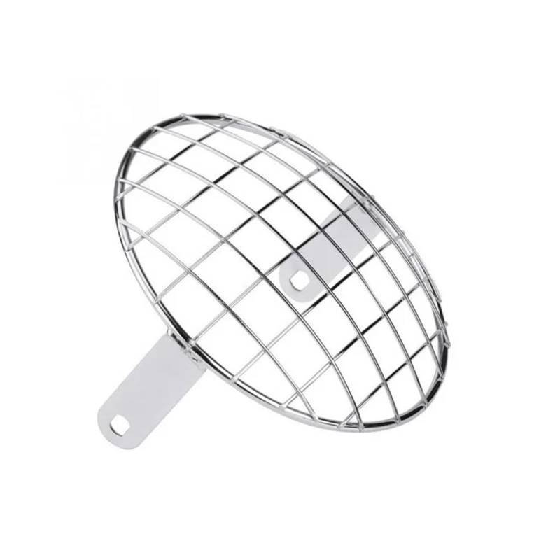 Für Cafe Racer Für Cruiser Motorrad Scheinwerfer Mesh Grill Schutz Front Lampe Mesh Grille Abdeckung Schutz Abdeckung(Color6) von DINGYIG