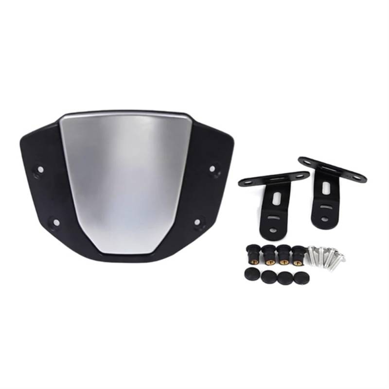 Aufsatz Windschutzglas 2023 Motorrad-Windschutzscheibenverlängerung, Verstellbarer Spoiler, Für Anklemmen, Windschutzscheibenabweiser Für CB650R 2019–2021, CB1000R 2018–2021 von DINGZEN