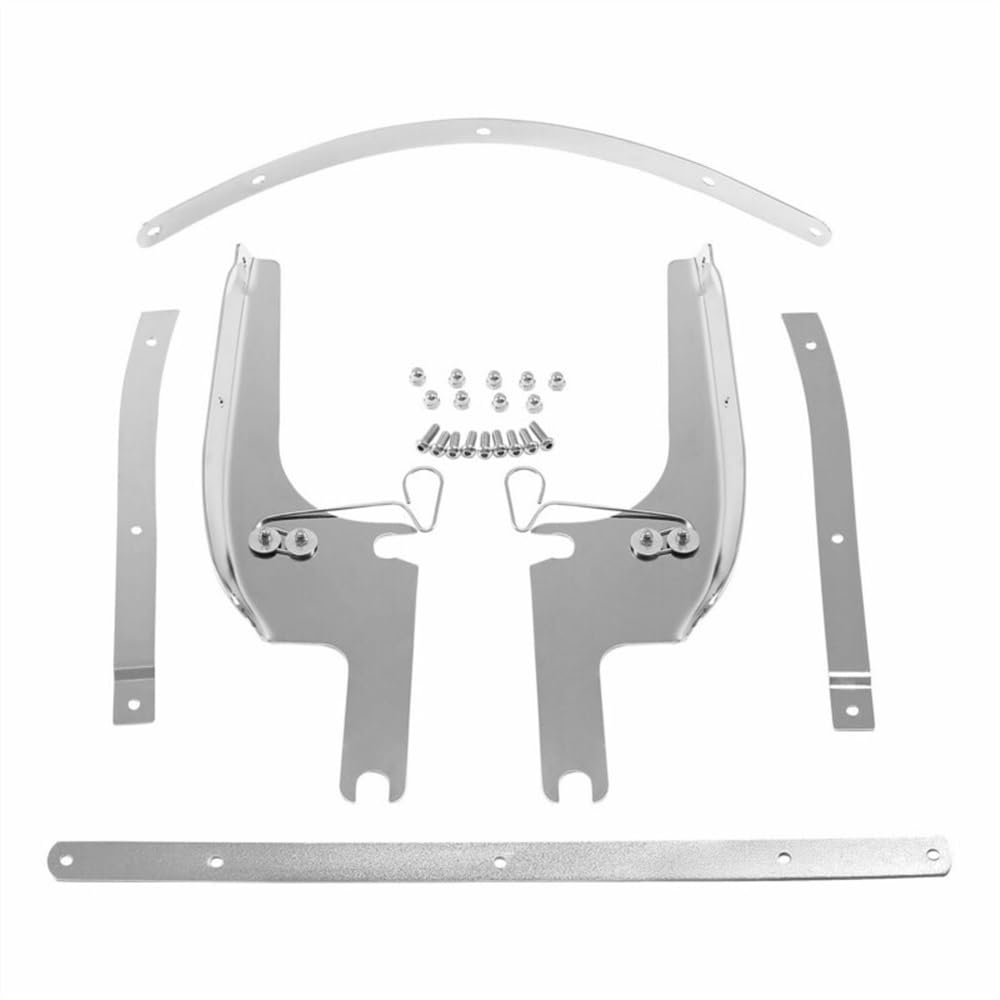 Aufsatz Windschutzglas Abnehmbare Motorrad-Windschutzscheiben-Windschutzscheiben-Halterungs-Kits Für Ha&rley Touring Road King Classic FLHR FLHRCI 1994–2022 2021 2019 von DINGZEN