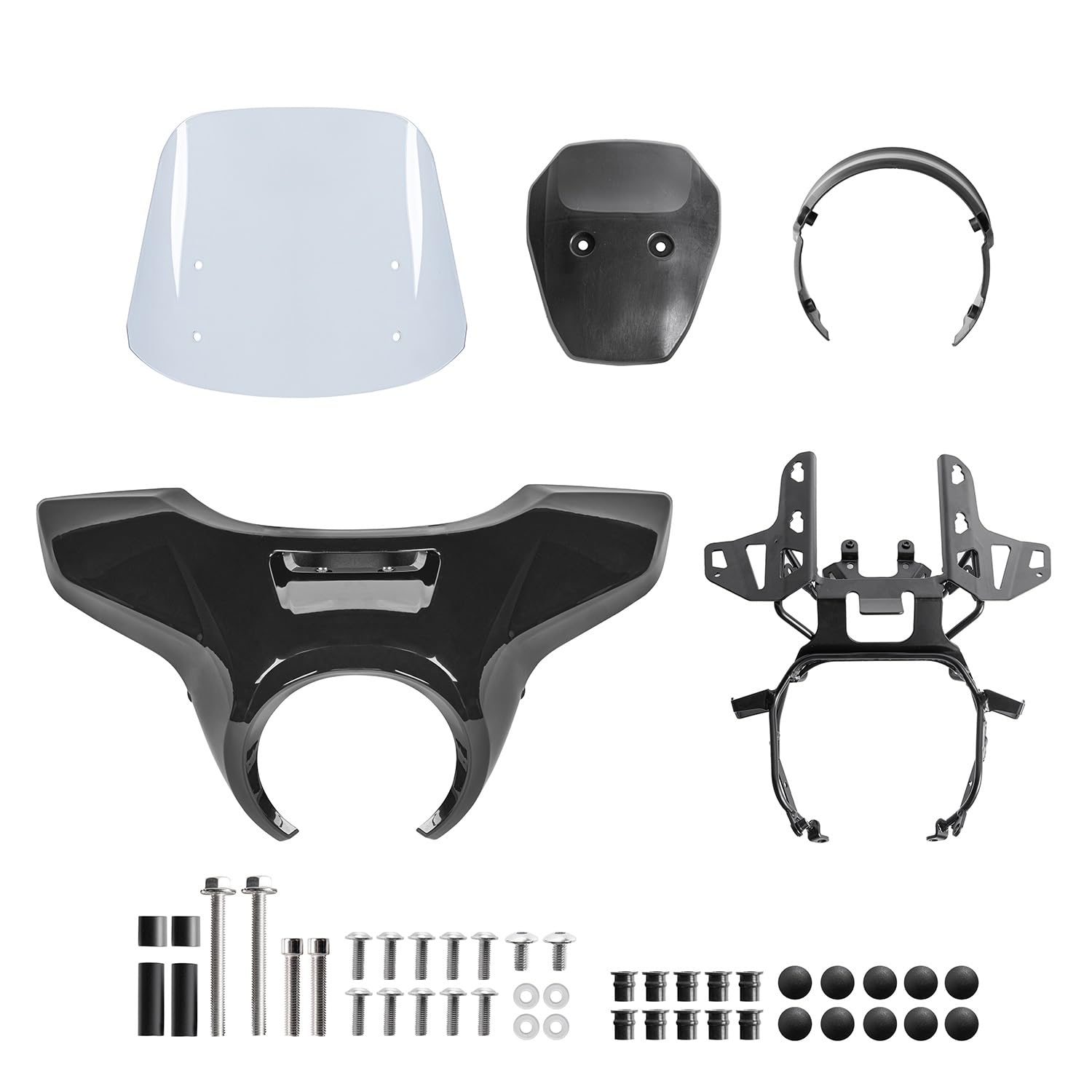 Aufsatz Windschutzglas CMX1100 Frontscheinwerferabdeckung Windschutzscheibe Windschutz Für Für Rebel CMX 1100 2021-2023 Motorrad-Scheinwerferverkleidungsbildschirm von DINGZEN