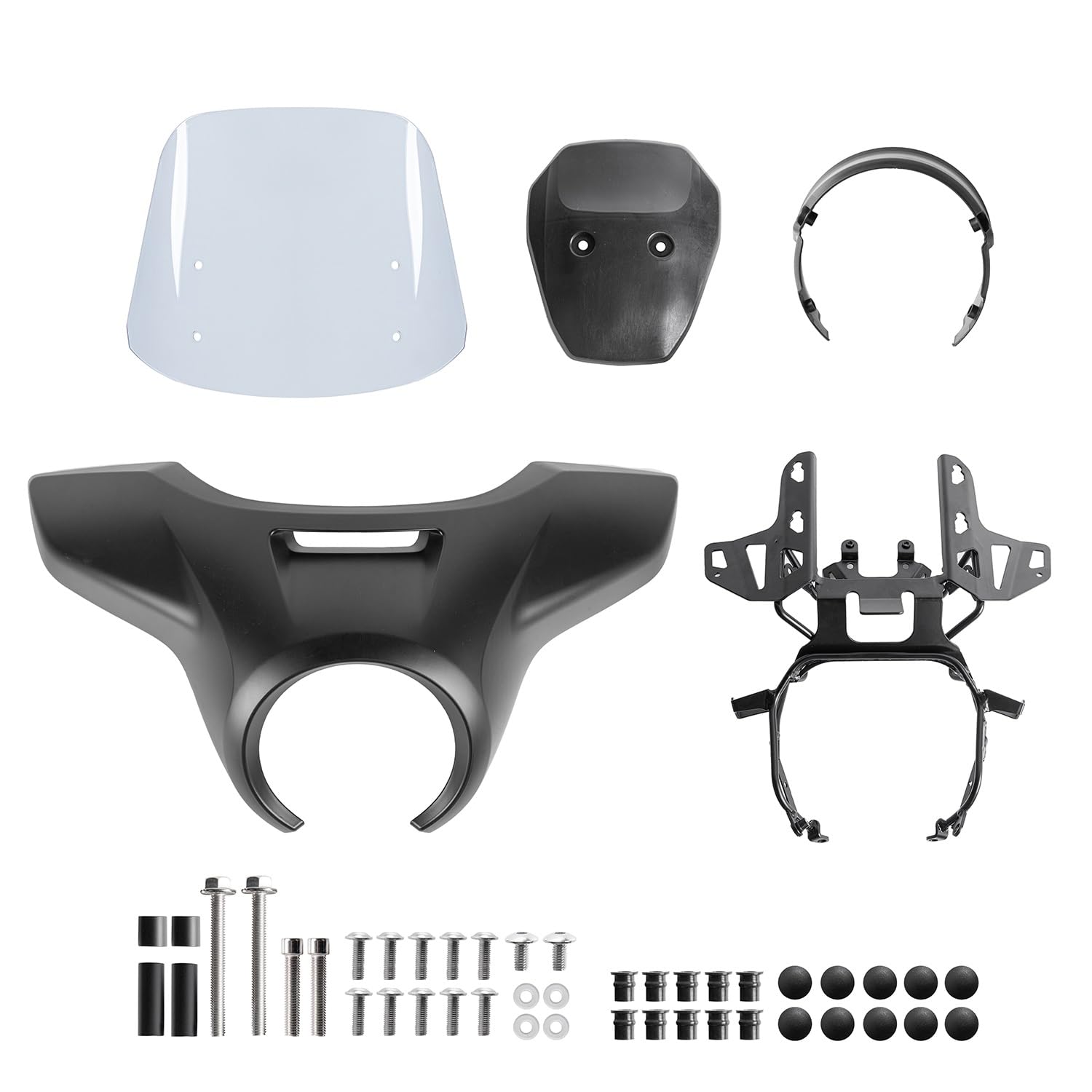 Aufsatz Windschutzglas CMX1100 Frontscheinwerferabdeckung Windschutzscheibe Windschutz Für Für Rebel CMX 1100 2021-2023 Motorrad-Scheinwerferverkleidungsbildschirm von DINGZEN