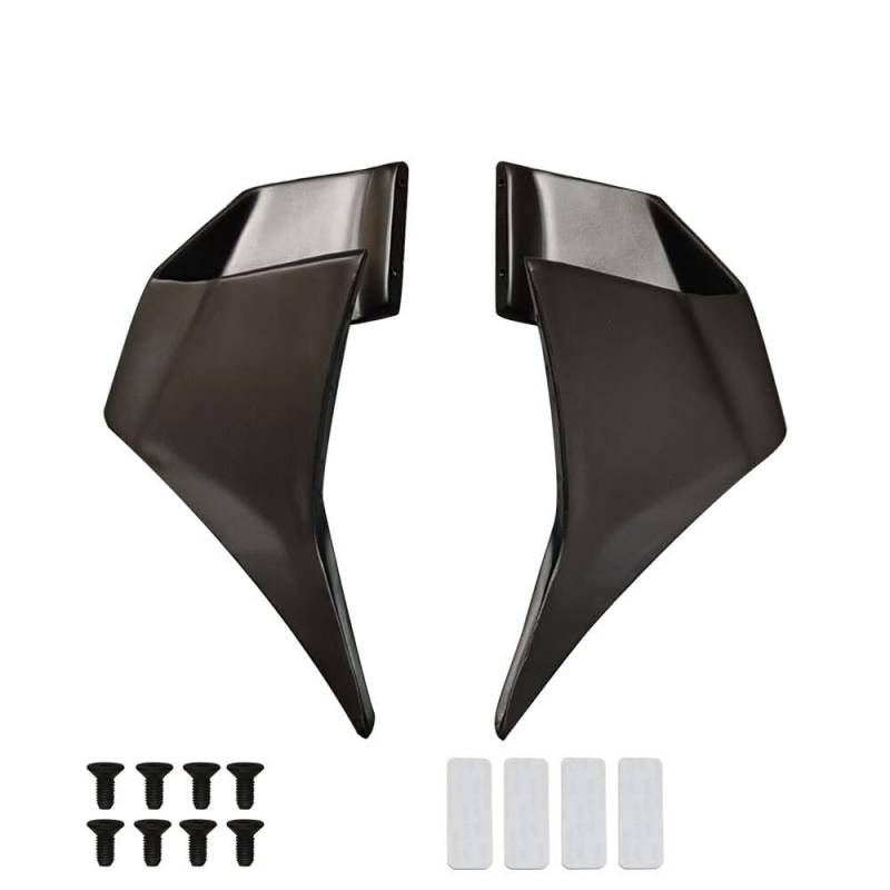 Aufsatz Windschutzglas Fixed Wing Wind Für NI&nja 400 Ninja400 2018 2019 2020 2021 2022 2023 Motorrad Verkleidung Aerodynamische Winglet Windschutzscheibe Spoiler von DINGZEN