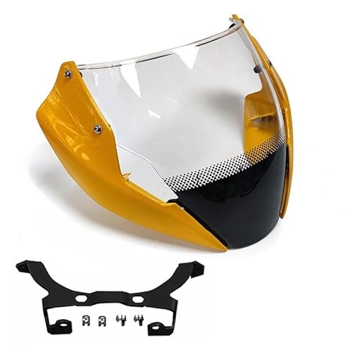 Aufsatz Windschutzglas Für Für Monster Zubehör Motorrad Wind Verkleidung Für Du&Cati Für Monster 821 797 1200S 2014-2017 Windschutzscheibe Kopf Cowling Windschutzscheibe von DINGZEN