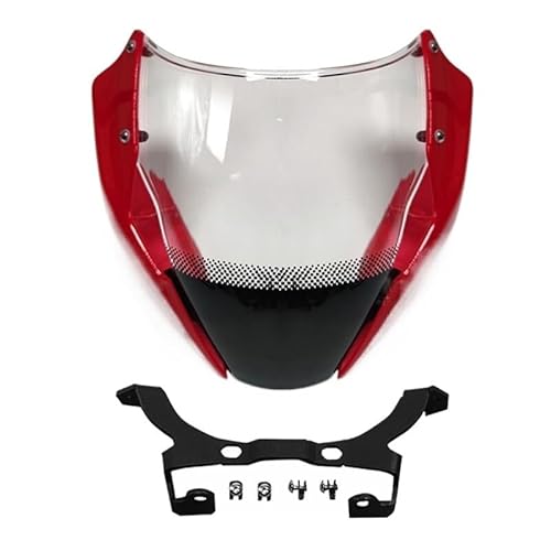 Aufsatz Windschutzglas Für Für Monster Zubehör Motorrad Wind Verkleidung Für Du&Cati Für Monster 821 797 1200S 2014-2017 Windschutzscheibe Kopf Cowling Windschutzscheibe von DINGZEN