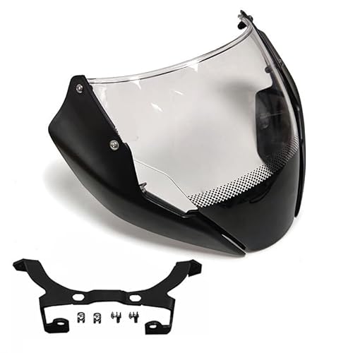 Aufsatz Windschutzglas Für Für Monster Zubehör Motorrad Wind Verkleidung Für Du&Cati Für Monster 821 797 1200S 2014-2017 Windschutzscheibe Kopf Cowling Windschutzscheibe von DINGZEN