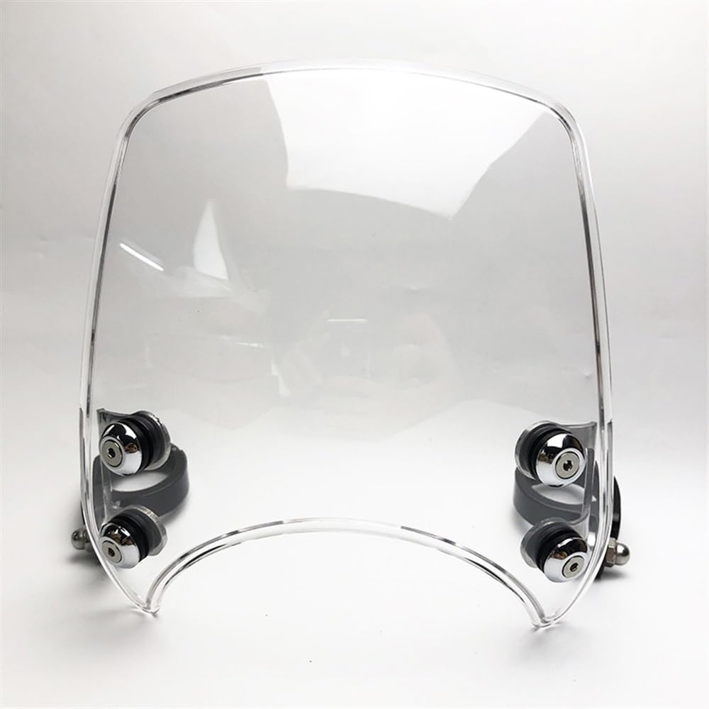 Aufsatz Windschutzglas Motorrad 39mm-41mm Windschutzscheibe Windschutzscheibe Aluminium Für Sportster XL 883 1200 Modelle 2004 2005 2006 2007 2008 2009-2019 von DINGZEN